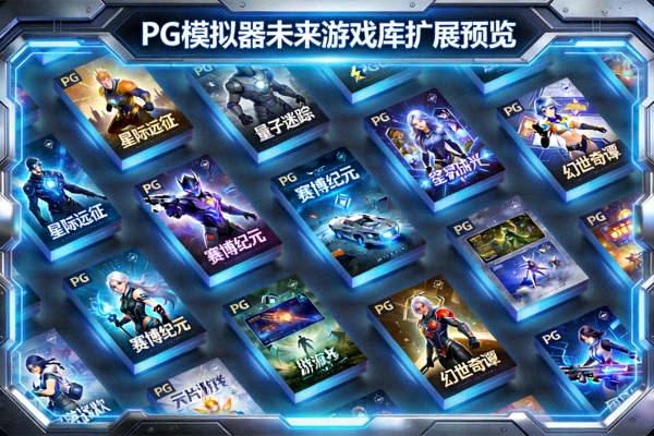 PG模拟器未来游戏库扩展预览 - 展示更多PG游戏封面排列