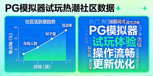 PG模拟器在PG玩家社区引发试玩热潮配图 - 社区活跃度与热门话题图表
